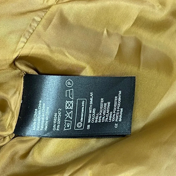 H&m‎ Black Belted Long Coat 4 - Picture 6 of 6